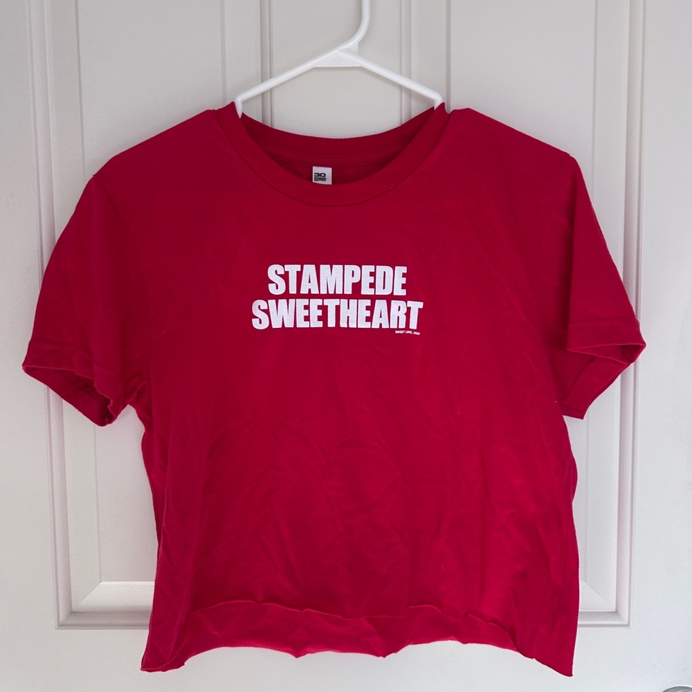 Red Stampede Sweetheart T-Shirt